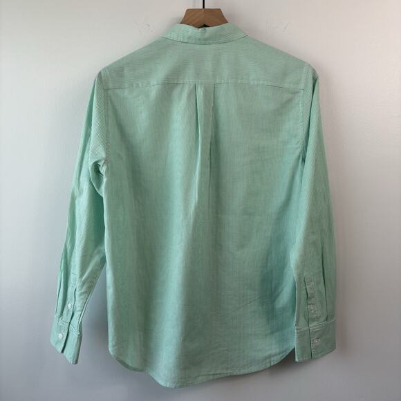 Everlane Womens Shirt Small Green Long Sleeve Button Down Oversized Preppy New - Picture 7 of 7